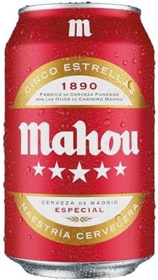 Cerveza Mahou 5 Estrellas 33 Cl