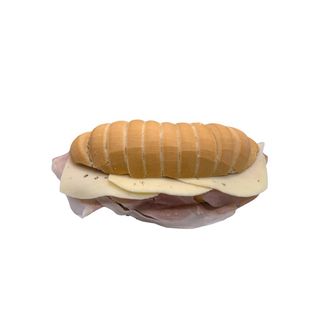 Panino con prosciutto cotto e formaggio 150 g