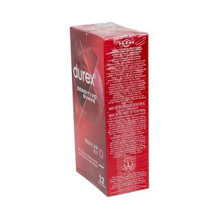 DUREX SENSITIVO SUAVE PRESERVATIVOS 12 UNIDADES