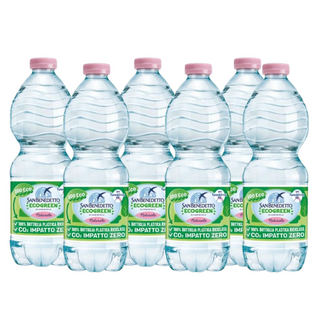 Pack 6 x San Benedetto Acqua Naturale Ecogreen 0,5L
