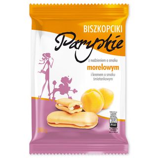 Paryskie Biszkopciki z nadzieniem morelowym, 200 g