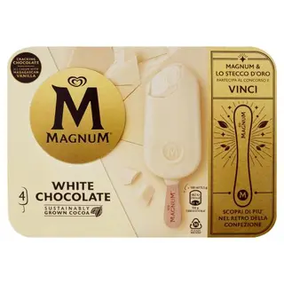 Magnum White Chocolate 4 Gelati 294 G - 163333