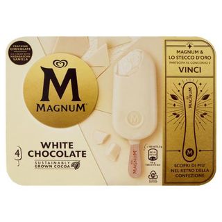 Magnum White Chocolate 4 Gelati 294 G - 163333