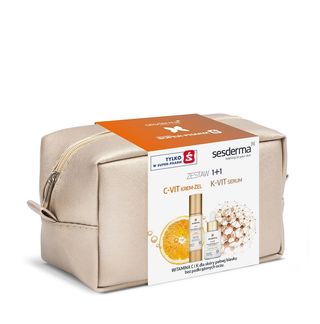 Sesderma C-VIT +  K-VIT - Zestaw (C-VIT Krem-żel 50ml + K-VIT Serum 30ml)