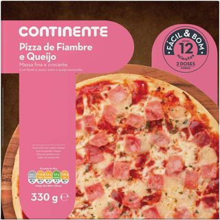 Pizza de Fiambre e Queijo Continente Fácil & Bom (emb. 330 gr)