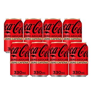 Coca-Cola Zero Azúcar Zero Cafeína Latas 8x330ml