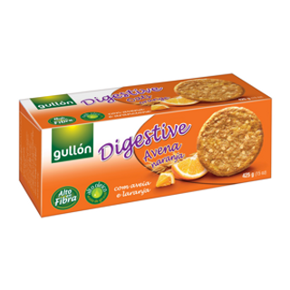 Galleta Digestive Avena Naranja Gullon 425Gr.