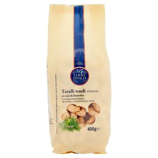 Terre d'Italia Taralli tondi di Barletta ai semi di finocchio 400 g