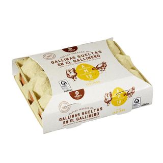 Huevo Alteza Gallinas Criadas En Suelo Moreno Clase M Docena