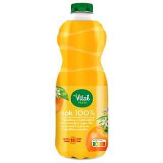 Vital Fresh Sok pomarańczowy świeży, 1 L