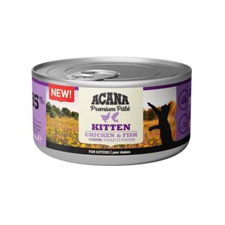 Acana Premium Pollo Y Pescado Lata En Paté Para Gatitos 85g