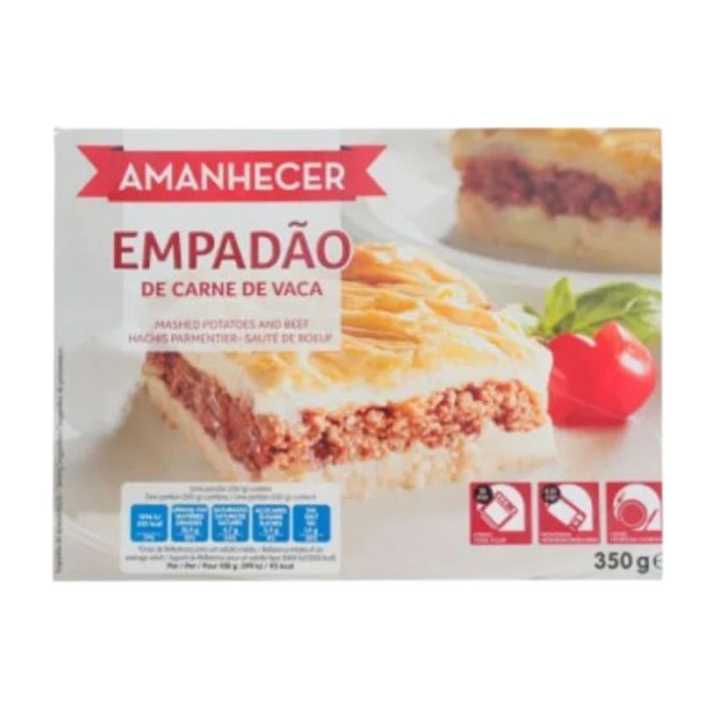 Amanhecer Empadão Carne Congelado 350g