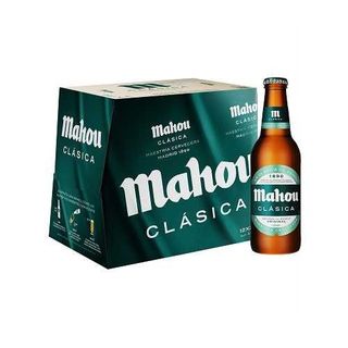 Cerveza Mahou Clásica Botella 25 Cl. Pack 12 Uds.