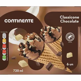 Gelado Icónico Chocolate Continente (emb. 720 ml (6 un))