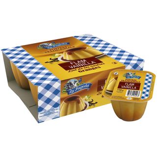 Flan Vainilla La Fageda 4X110 Gr. (937235)