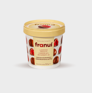 Lamponi ricoperti di cioccolato al latte 150G Franuì