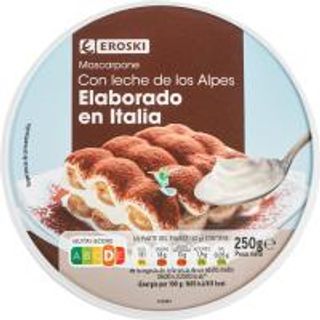 Queso Mascarpone Eroski Tarrina 250 Gr. (21118179)