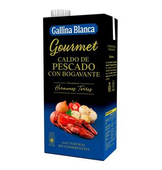 Caldo Gourmet Gallina Blanca Pescado Bogavante 1 L