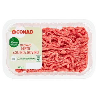 CONAD Percorso Qualità Macinato Misto di Suino e Bovino 350 g - 8003170090897