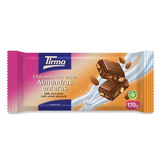 Tirma tableta de chocolate con leche y almendra 170 g