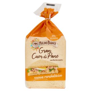 Mulino Bianco Gran Cuor di Pane Bianco Nuova Morbidezza 400g