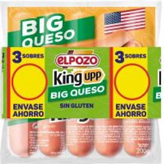 Salchichas Big Con Queso Elpozo, Pack 3X200 G (25259607)