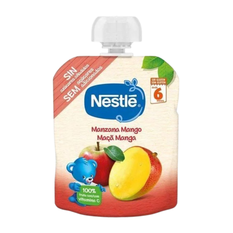 Nestlé Saqueta de Fruta Maçã e Manga +6M 90g