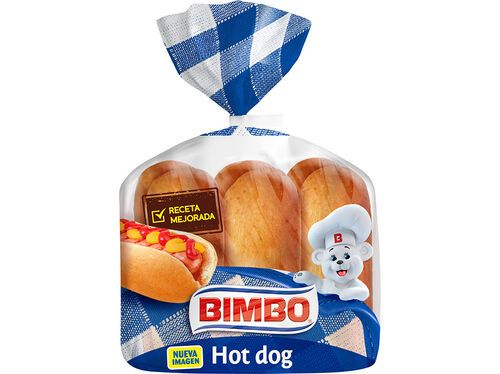 PÃO BIMBO HOT-DOG 6UN 330G