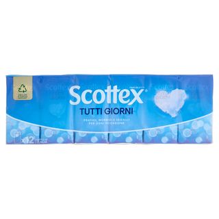 Scottex Tutti Giorni Fazzoletti 3 Veli 12 Pz