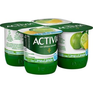 Activia De Lima-Limón 0% Danone, Pack 4X120 Gr. (19329028)