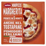 Selex Pizzette Margherita Surgelate 4x90 g