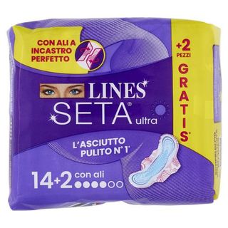 Lines Seta ultra con ali 14 + 2 pz