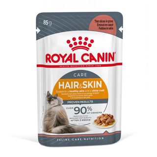 Royal Canin Hair And Skin Sobre En Salsa Para Gatos 0.085Kg