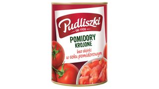 Pudliszki - Pomidory krojone bez skórki w soku pomidorowym - 260 g