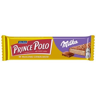 Prince Polo Wafelek w mlecznej czekoladzie Milka 45 g