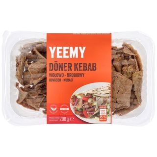 Yeemy Döner Kebab wołowo-drobiowy 200 g