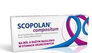 Scopolan compositum 10 mg + 250 mg 10 tabletek
