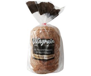 Pan de Molde Alto en Proteínas Tradipan Vitagrain 450 G.