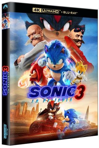 Sonic 3 La Película - Uhd + Blu-Ray (8421394101951)