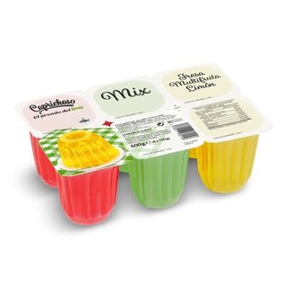 Gelatina De Fresa, Limón Y Multifruta Dia Caprichoso Pack 6 X 100 G