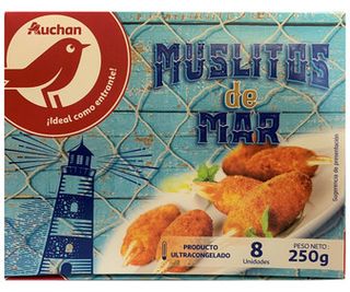 Muslitos de Mar Ultracongelados Producto Alcampo 250 G.