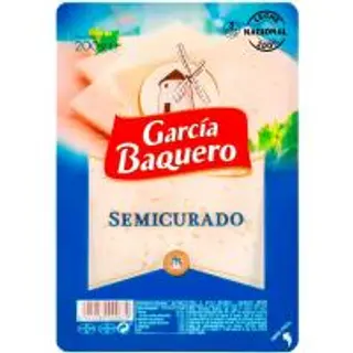 Queso Semicurado Mezcla G. Baquero, Lonchas, Bandeja 200 G