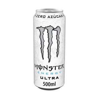 Bebida Energética White Ultra Zero Azúcar Monster Lata 500 Ml