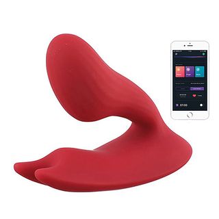 Podwójny Masażer Z Aplikacją 2 Silniki Osobno Sterowane, Do Clitoris I Punktu G