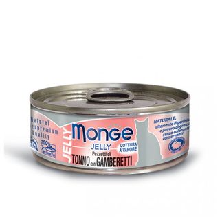 Monge cat gr.80 filetti tonno/gamberetti