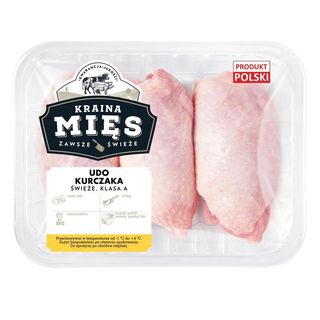 Kraina Mięs Udo z kurczaka świeże klasa A kg ok. 600 g