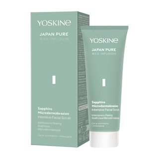 Yoskine Japan Pure Rice Infusion Intensywny mikropeeling szafirowy