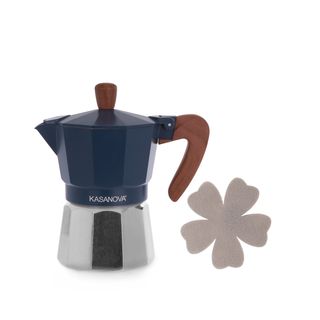 Caffettiera 3 tazze - Blue Harmony