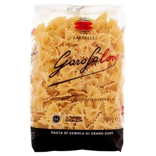 Garofalo Farfalle 78 Pasta di Semola di Grano Duro 500 g - 8000139000782