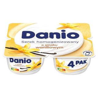 Danio Serek homog. waniliowy, 4x130 g